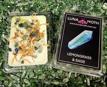 Load image into Gallery viewer, Lemongrass and Sage Botanical &amp; Crystal Melt