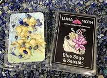 Load image into Gallery viewer, Blue Sage Sea Salt Botanical &amp; Crystal Melt