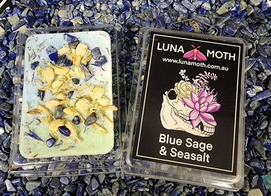 Blue Sage Sea Salt Botanical & Crystal Melt