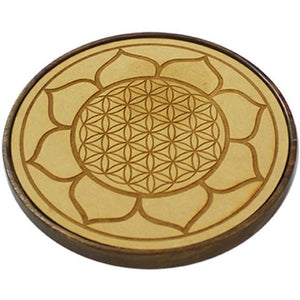 Wooden Grid Board Lotus 15cm