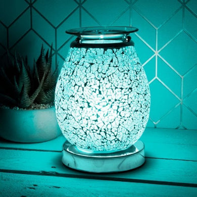Aroma Lamp Oil Burner - Mosaic Teal Electric