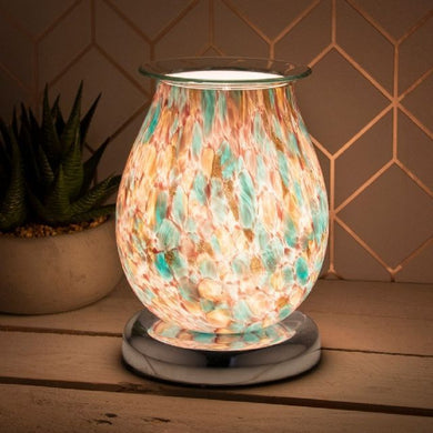 Aroma Lamp Oil Burner - Mosaic Mottle Glitter Electric