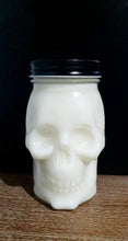 Load image into Gallery viewer, Bergamot &amp; Patchouli Skull Mason Jar