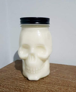 Lemongrass & Sage Skull Mason Jar