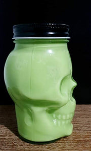 Clove & Sandalwood Skull Mason Jar