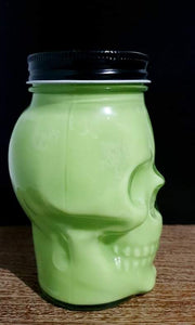 Lime, Basil & Mandarin Skull Mason Jar