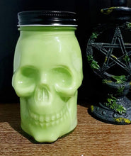 Load image into Gallery viewer, Aronia Berry &amp; Hempseed Skull Mason Jar