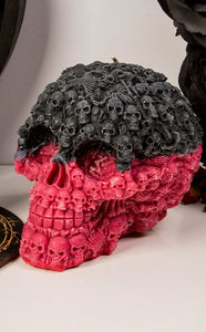 Champagne & Strawberries Lost Souls Skull Candle