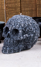 Load image into Gallery viewer, Champagne &amp; Strawberries Lost Souls Skull Candle