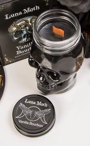 Black Raspberry & Vanilla Skull Mason Jar
