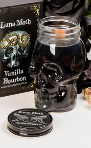 Black Raspberry & Vanilla Skull Mason Jar