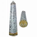 Orgone Massage Wand Throat Chakra Angelite 11.5cm