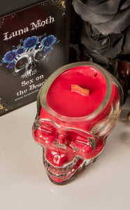 Black Cherry Skull Jar