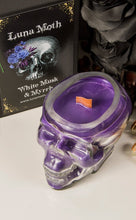 Load image into Gallery viewer, Lime Basil &amp; Mandarin Skull Jar