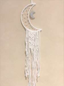 Dreamcatcher Macrame Double Moon 20cm