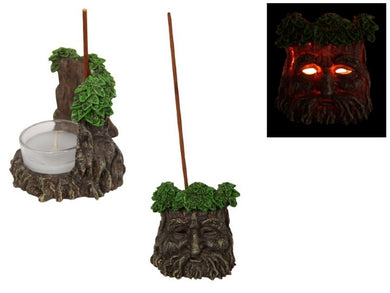 Green Tree Man Tealight Holder