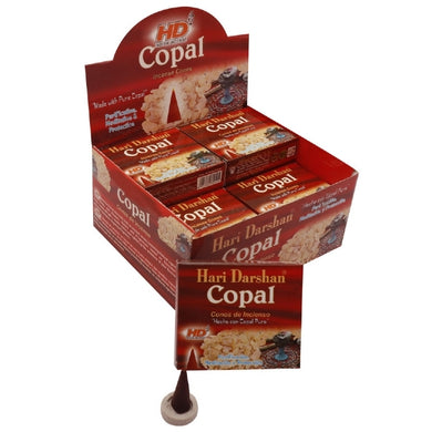 Incense Hari Darshan Cones Copal 10 Pce