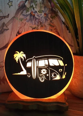 Himalayan Salt Lamp 3D Camper 3-4kg 19.5cm