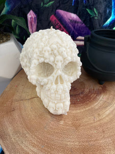 French Vanilla Bourbon Lost Souls Skull Candle