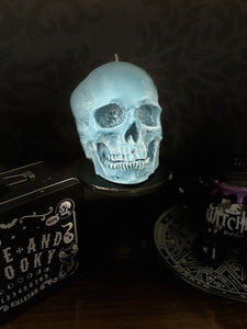 Moon Lake Musk Giant Anatomical Skull Candle