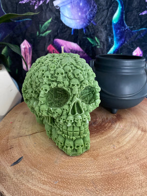 Star Dust Lost Souls Skull Candle