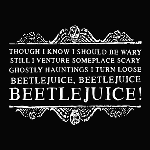 "Beetlejuice" Candle