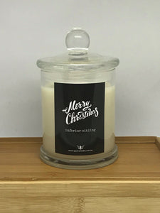 "Merry Christmas inferior sibling" Candle