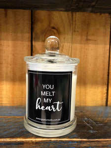 "You Melt My Heart" Candle