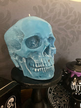 Load image into Gallery viewer, Amethyst Giant Anatomical Skull Candle