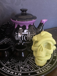 Juicy Watermelon Medusa Snake Skull Candle