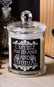 "I myself am unusual " Candle