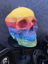 Load image into Gallery viewer, Blue Sage &amp; Seasalt Giant Anatomical Skull Candle