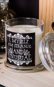 "I myself am unusual " Candle