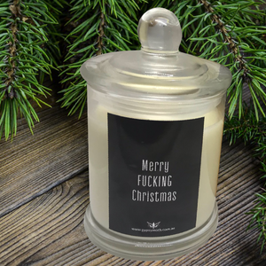 "Merry F****** Christmas" Candle