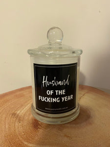 "Husband of the F****** Year" Candle