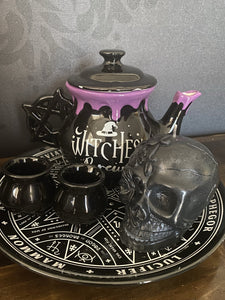 Amethyst Day of Dead Skull Candle