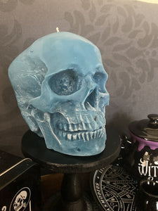 Fresh Sage & Driftwood Giant Anatomical Skull Candle