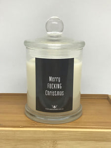"Merry F****** Christmas" Candle