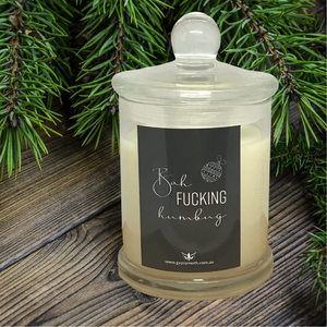 "BAH F****** Humbug" Candle