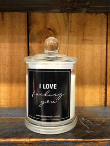 "I Love F****** You" Candle