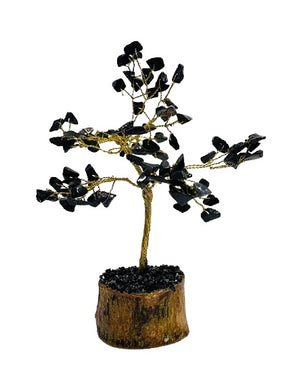 Gemstone Wish Tree: Black Obsidian (18cm/100 gems)
