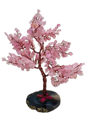 Gemstone Wish Tree: Rose Quartz (20cm/380 gems)