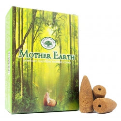 Incense Green Tree Cones Mother Earth 10 Pce