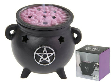 Pentagram Incense Cone Cauldron Burner
