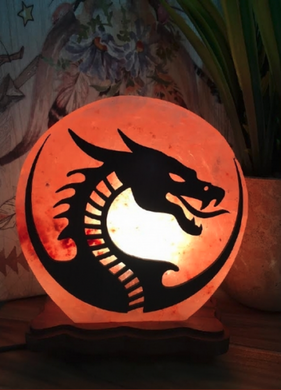 Himalayan Salt Lamp 3D Dragon 3-4kg 19.5cm